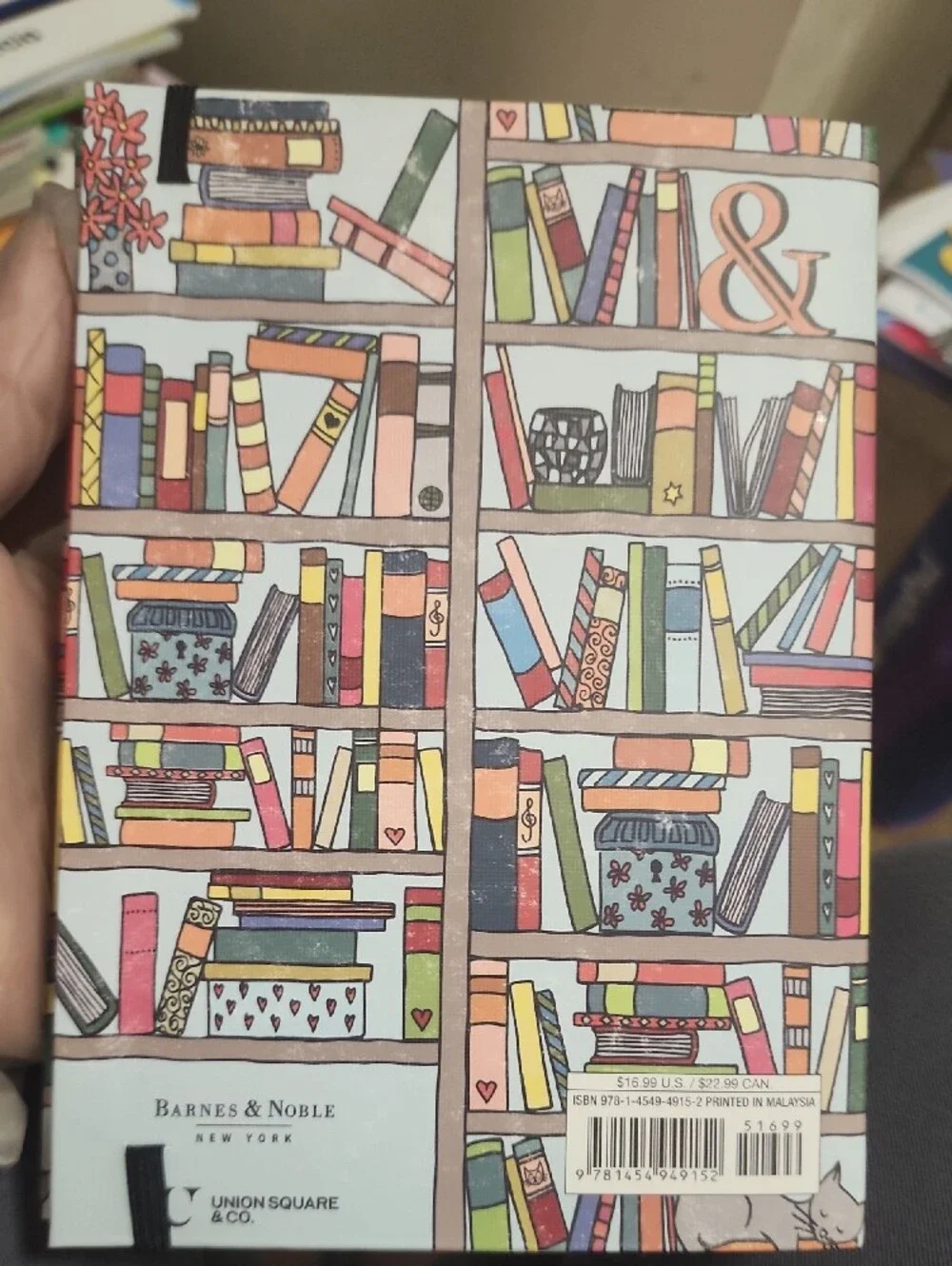 My Book Journal Reading Diary — Colorful Bookshelf Design